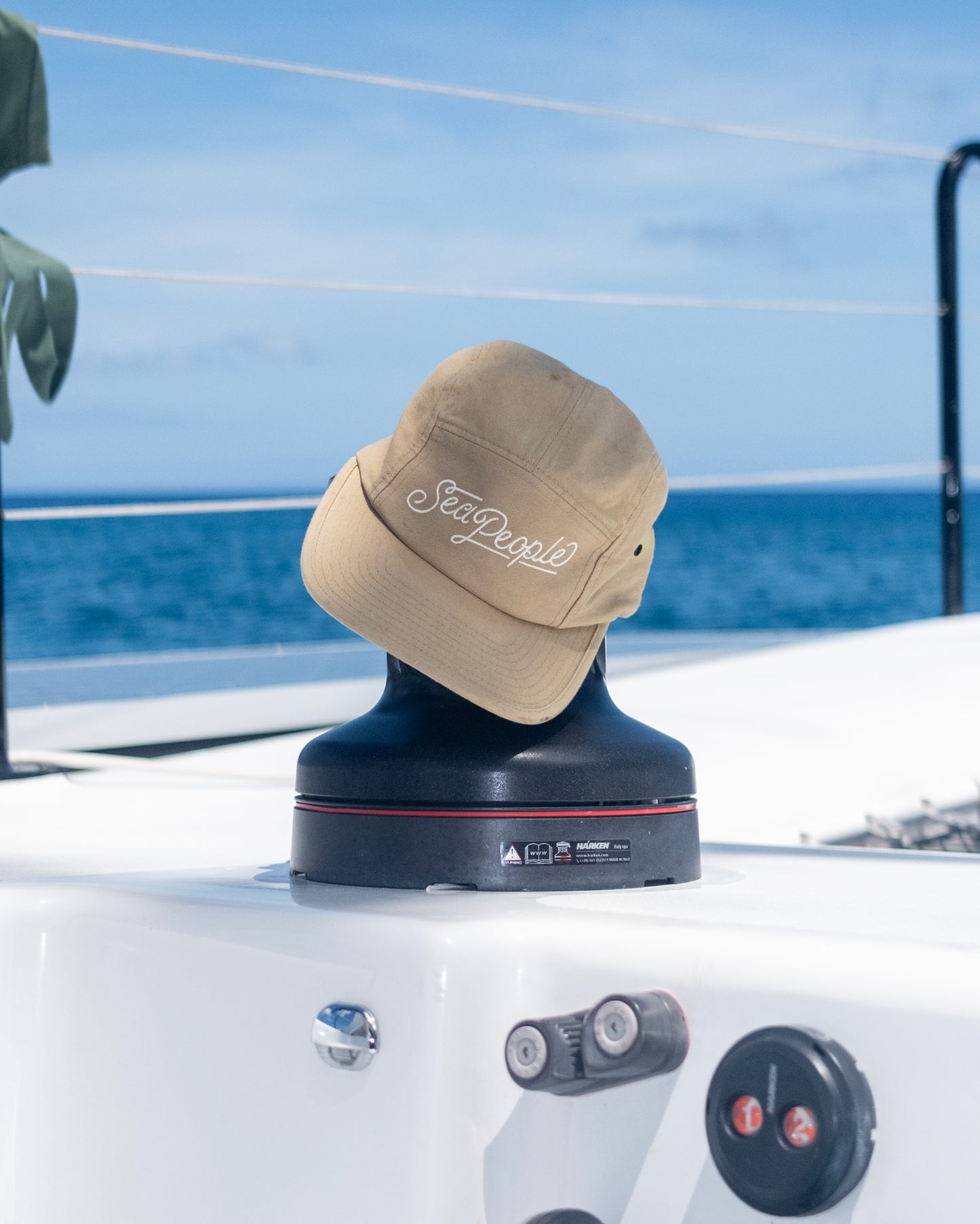 SeaPeople Classic Embroidered Khaki Hat