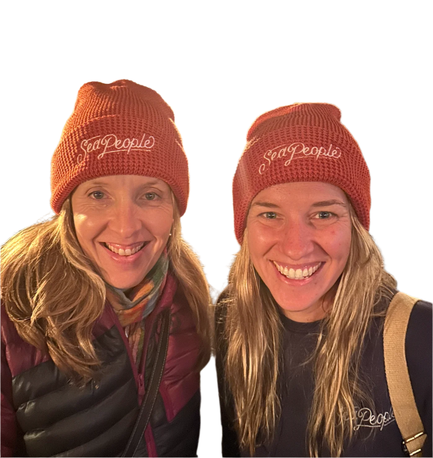 SeaPeople Classic Embroidered Waffle Beanie